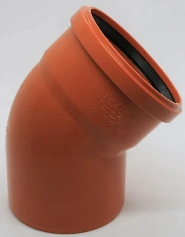 Купить Отвод для наружной канализации Flextron d 110 мм, 45 градусов 141136
